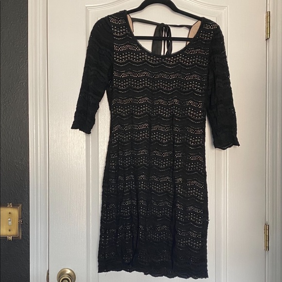Denim & Supply Crochet dress with ribbon detail - Picture 1 of 4